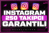 ⭐KALİTELİ⭐250 GERÇEK TAKİPÇi⭐