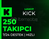 ⭐[KALİTELİ] 250 Kick Takipçi | ⭐