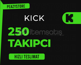 ⭐[KALİTELİ] 250 Kick Takipçi | ⭐