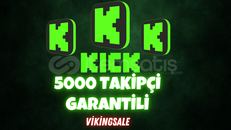 ⭐️[KALİTELİ] 5000 ADET KİCK TAKİPÇİ⭐