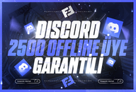 ⭐|KALİTELİ| 2500 ÇEVRİMDIŞI ÜYE DİSCORD⭐