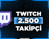 ⭐️[KALİTELİ]⭐️ 2.500 Takipçi | Twitch