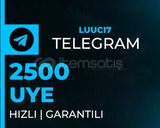 ⭐KALİTELİ⭐2500 TELEGRAM GERÇEK AKTİF ÜYE⭐