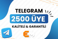 ⭐️ [ KALİTELİ ] 2500 TELEGRAM ÜYE ⭐
