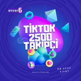 ⭐[KALİTELİ] 2500 TİKTOK GERÇEK TAKİPÇİ