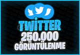 ⭐[KALİTELİ] 250.000 Twitter İzlenme