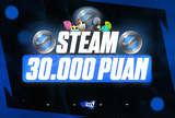 ⭐[KALİTELİ] 30.000 Steam Puan + Hızlı Teslimat