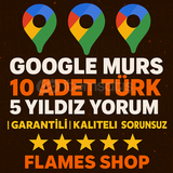 ⚜️KALİTELİ⚜️ 10 ADET TÜRK GOOGLE MAPS YORUM