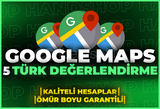 ⭐[KALİTELİ] 5 GOOGLE MAPS TÜRK YORUM⭐