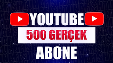 ⭐️[KALİTELİ]⭐️ 500 Abone | YouTube⭐️