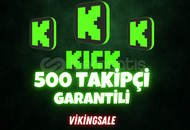 ⭐️[KALİTELİ] 500 ADET KİCK TAKİPÇİ⭐