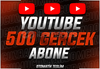 ⭐KALİTELİ⭐ 500 GERÇEK YOUTUBE ABONE