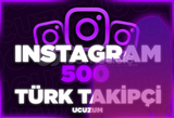 ✨ KALİTELİ✨ 500 Instagram Türk Takipçi