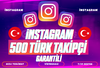 ⭐️[KALİTELİ] 500 TÜRK TAKİPÇİ⭐️