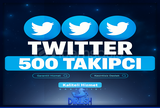 [KALİTELİ] 500 Twitter Gerçek Takipçi