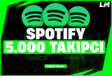 ⭐[KALİTELİ] 5.000 Spotify Takipçi