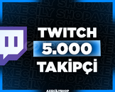 ⭐️[KALİTELİ]⭐️ 5.000 Takipçi | Twitch