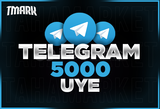 ⭐KALİTELİ⭐5000 TELEGRAM GERÇEK AKTİF ÜYE