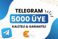 ⭐️ [ KALİTELİ ] 5000 TELEGRAM ÜYE ⭐