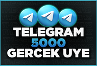 ⭐[KALİTELİ] 5000 TELEGRAM ÜYE