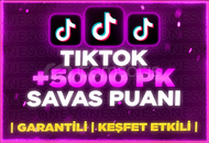 ⭐️[KALİTELİ] 5000 TİKTOK PK SAVAŞ PUANI⭐️