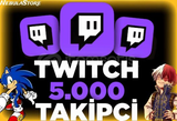 ⭐[KALİTELİ] 5000 Twitch Takipçi ⭐