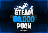 ⭐[KALİTELİ] 50.000 Steam Puanı ⭐