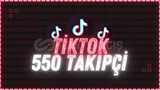 ⭐KALİTELİ⭐550 TİKTOK TAKİPÇİ