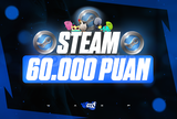 ⭐[KALİTELİ] 60.000 Steam Puan + Hızlı Teslimat