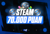 ⭐[KALİTELİ] 70.000 Steam Puan + Hızlı Teslimat