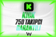 ⭐️[KALİTELİ] 750 KİCK TAKİPÇİ | GARANTİLİ⭐️