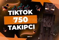 ⭐[Çalışıyor ve Kaliteli] 750 TikTok Takipçi⭐