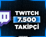 ⭐️[KALİTELİ]⭐️ 7.500 Takipçi | Twitch