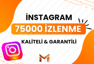 KALİTELİ 75000 ADET İZLENME (INSTAGRAM)⚡