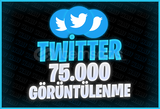 ⭐ [KALİTELİ] 75.000 Twitter Görüntülenme