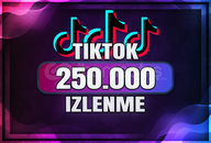 [KALİTELİ + ANINDA] TikTok 250.000 İzlenme