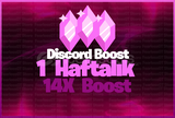 ⭐[KALİTELİ] Discord 1 HAFTALIK 14X BOOST ⭐