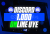 ⭐[KALİTELİ] Discord 1000 7/24 Online Üye