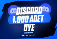 ⭐Kaliteli Discord 1.000 Üye – 1 Ay (GARANTİ)⭐
