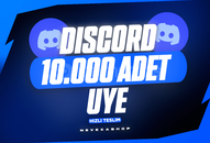⭐Kaliteli Discord 10.000 Üye – 1 Ay (GARANTİ)⭐