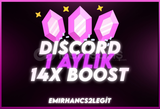 ⭐ [KALİTELİ] DİSCORD 14X BOOST 1 AYLIK ⭐