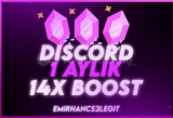 ⭐ [KALİTELİ] DİSCORD 14X BOOST 1 AYLIK ⭐