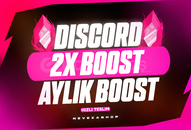 ⭐Kaliteli Discord 2X Boost – 1 Aylık (BOTSUZ)⭐