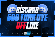 ⭐KALİTELİ⭐ DİSCORD 500 OFFLİNE ÜYE
