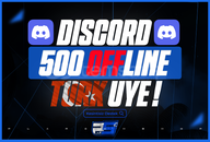 ⭐KALİTELİ⭐ DİSCORD 500 OFFLİNE ÜYE