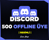 ⭐[KALİTELİ] DİSCORD 500 OFFLİNE ÜYE⭐