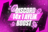 (KALİTELİ EN UCUZU ) 1 AYLIK 14X SERVER BOOST