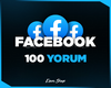 ⭐[KALİTELİ] FACEBOOK 100 YORUM⭐