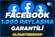 ⭐[KALİTELİ] Facebook 1.000 Gerçek Paylaşma ⭐