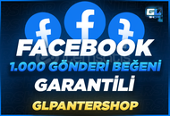 ⭐[KALİTELİ] FACEBOOK 1000 GÖNDERİ BEĞENİ⭐